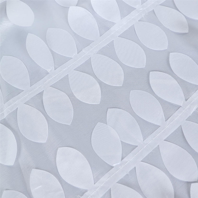 3D Leaves Polyester Rectangular Tablecloth 90"x156" - YauSpark