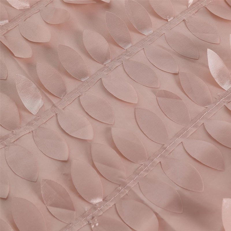 3D Leaves Polyester Rectangular Tablecloth 90"x156" - YauSpark