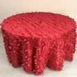 3D Leaves Polyester Round Tablecloth 132" - YauSpark
