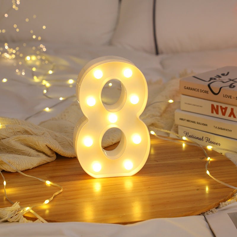 3D Marquee Gold with Warm White 6" - YauSpark