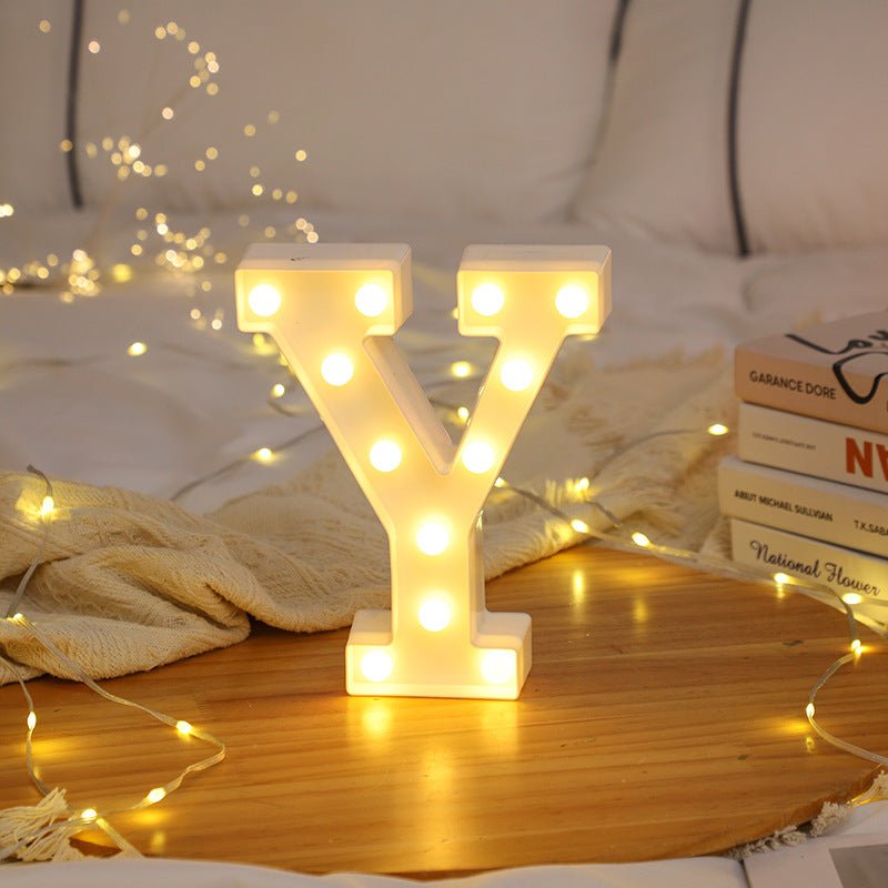 3D Marquee Gold with Warm White 6" - YauSpark