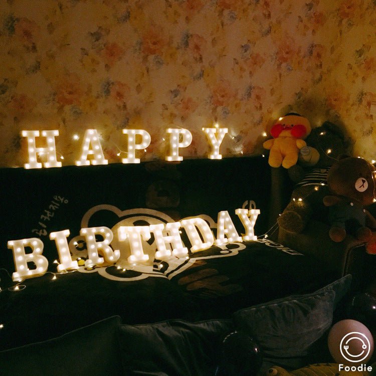 3D Marquee Gold with Warm White 6" - YauSpark