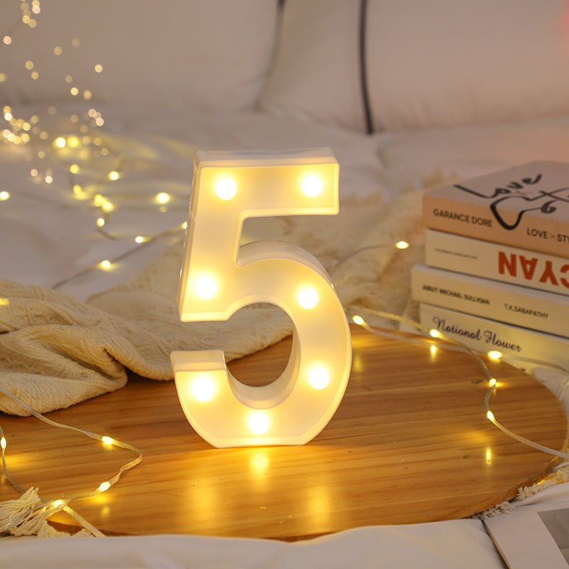 3D Marquee Gold with Warm White 6" - YauSpark