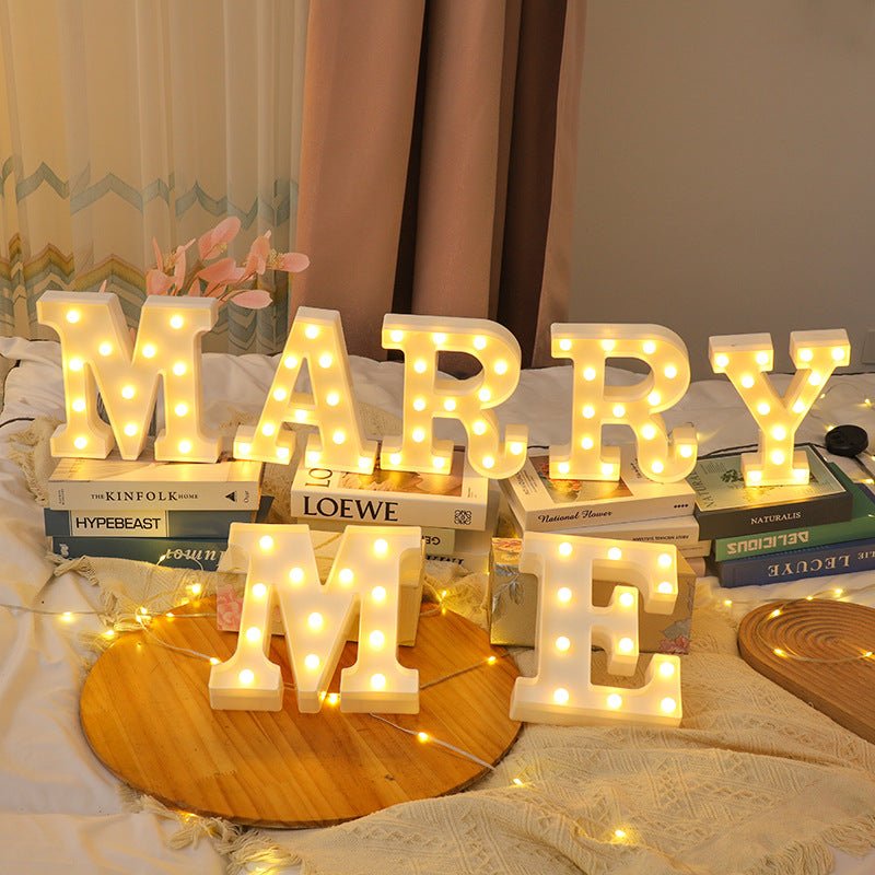 3D Marquee Gold with Warm White 6" - YauSpark