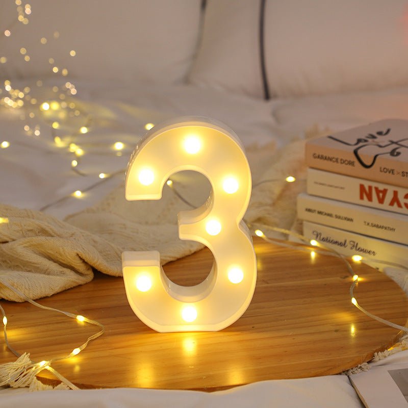 3D Marquee Gold with Warm White 6" - YauSpark