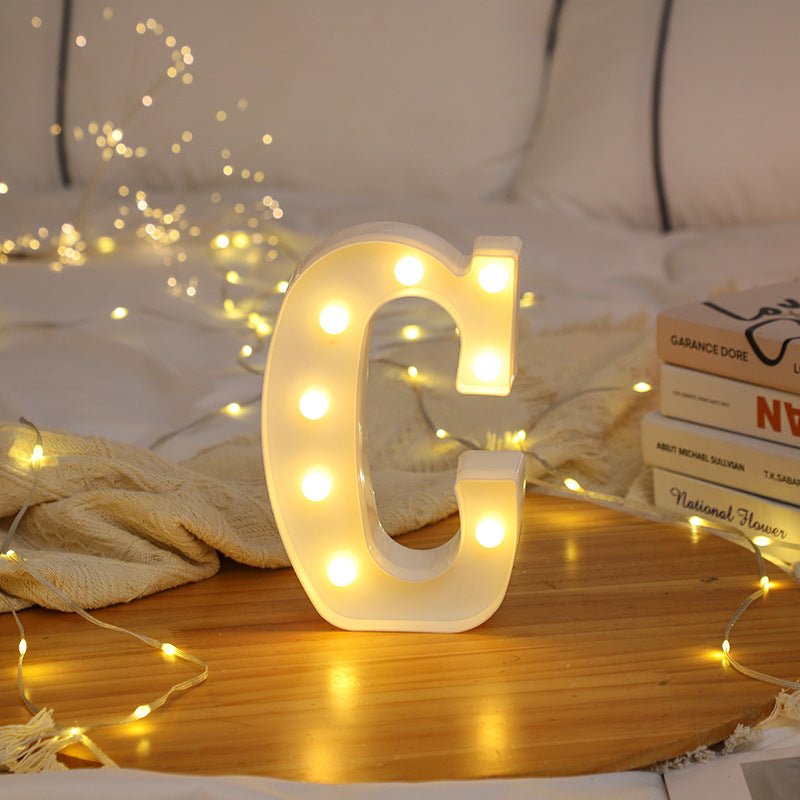 3D Marquee Gold with Warm White 6" - YauSpark