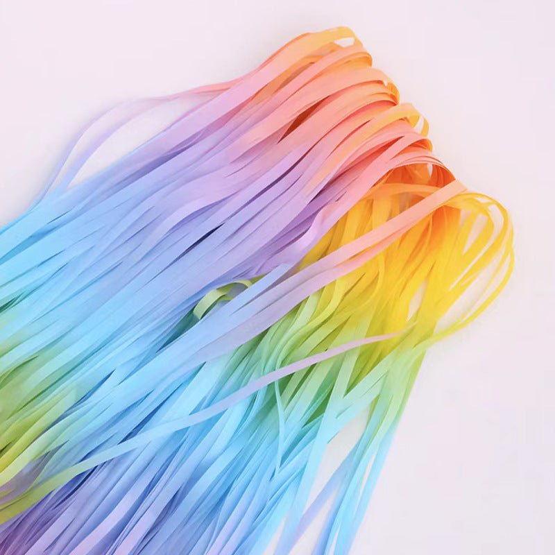 4 Pack Maca Colorful Foil Fringe Curtain Party Backdrop 3.3x6.6 Ft - YauSpark