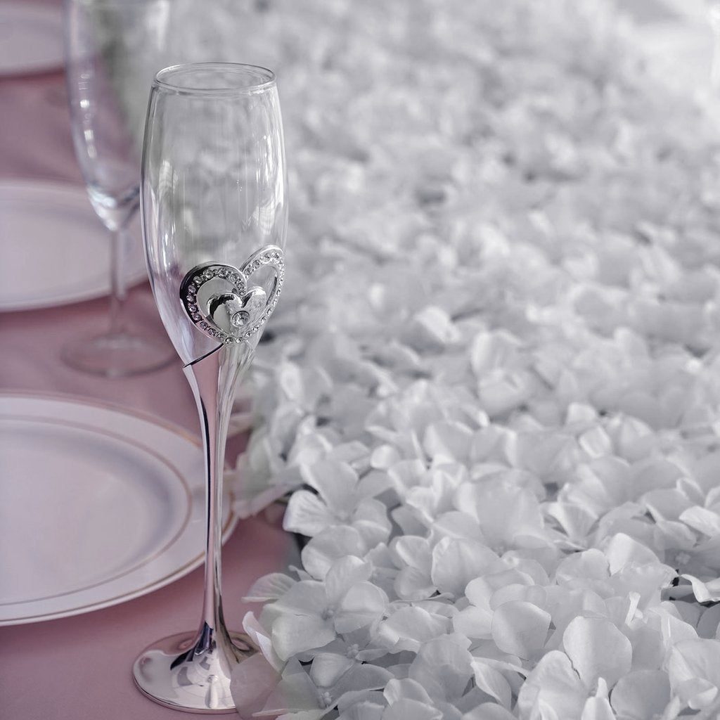 4 Pc Hydrangea Flower Wall Mat Backdrop 11 Sq ft White - YauSpark