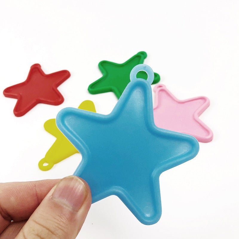 40PCS Balloon Weights Plastic Star Shaped Balloon Pendants - YauSpark