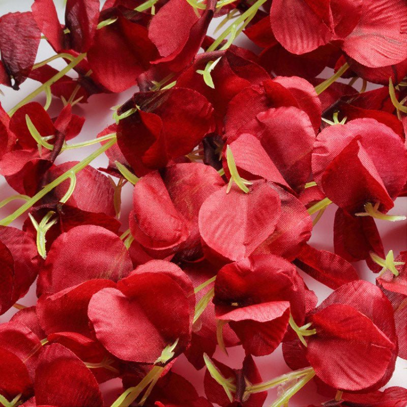 5 Pc Artificial Silk Hanging Wisteria Flower Garland Vines, 3 Strands in 1 Bush 44" Burgundy - YauSpark