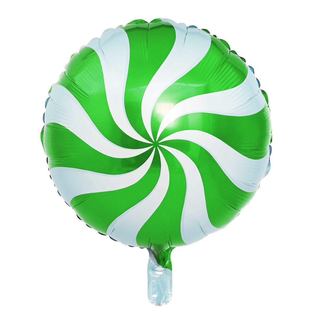 5 Pc Green Swirl Print Mylar Foil Helium/Air Balloons 18" - YauSpark