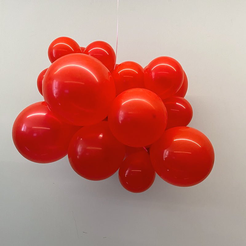 5 Pc Matte China Red Latex Helium, Air or Water Balloons 36" - YauSpark