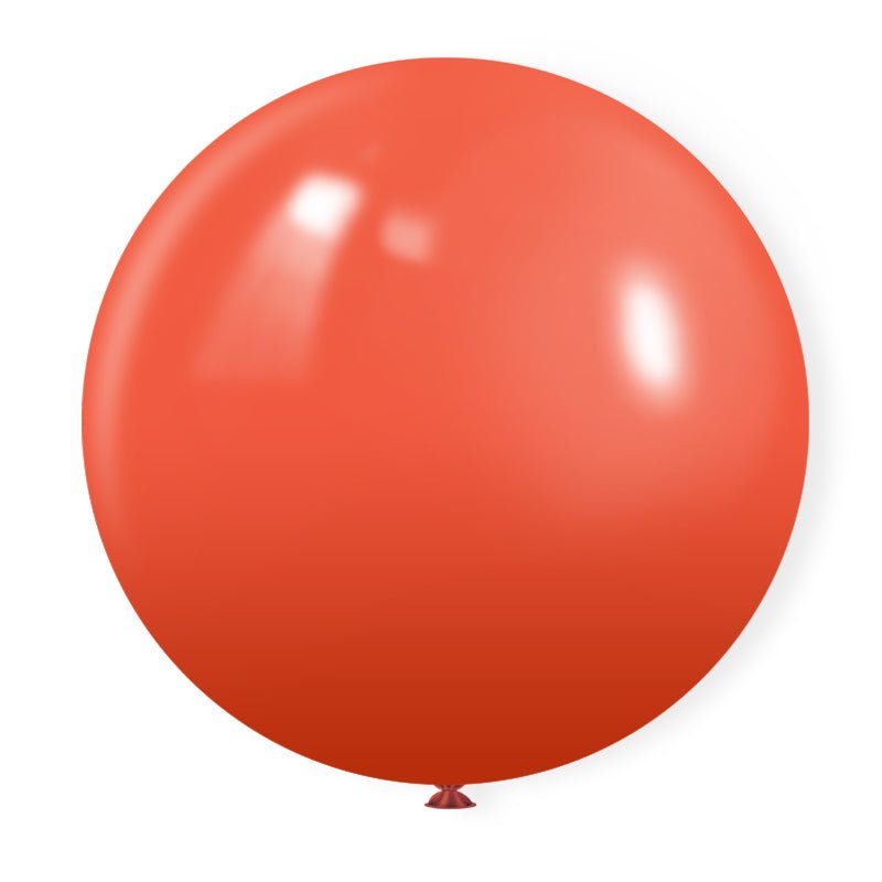 5 Pc Matte Coral Latex Helium, Air or Water Balloons 36" - YauSpark