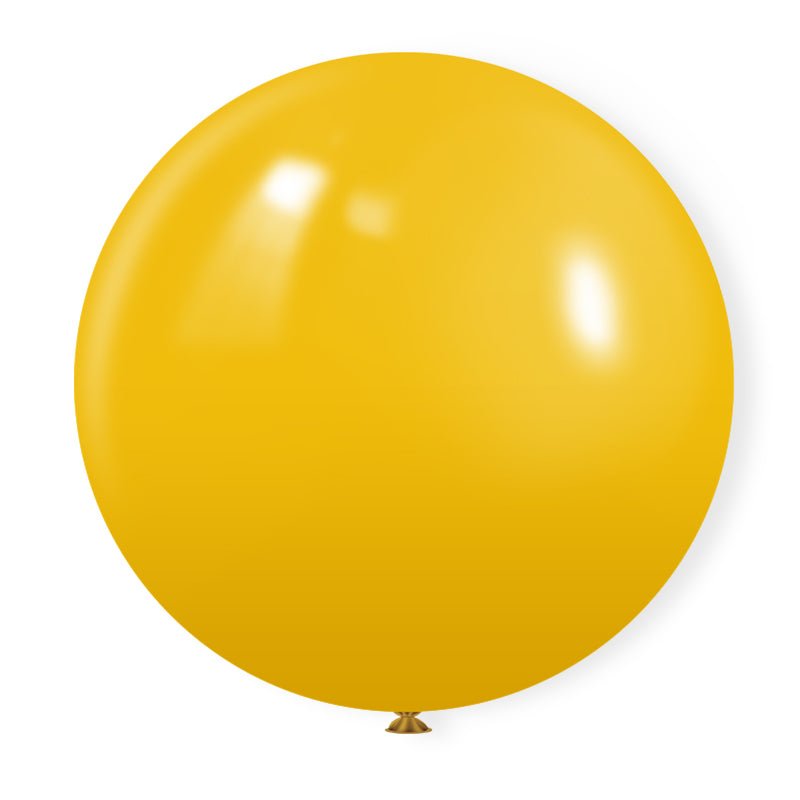 5 Pc Matte Lemon Latex Helium, Air or Water Balloons 36" - YauSpark