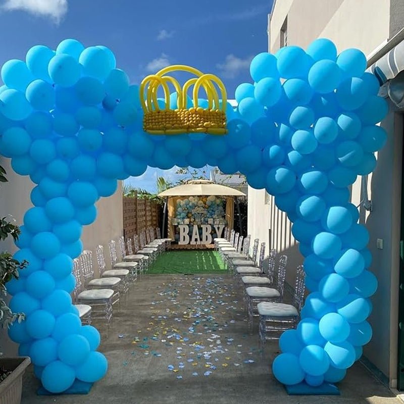 5 Pc Matte Light Blue Latex Helium, Air or Water Balloons 36" - YauSpark