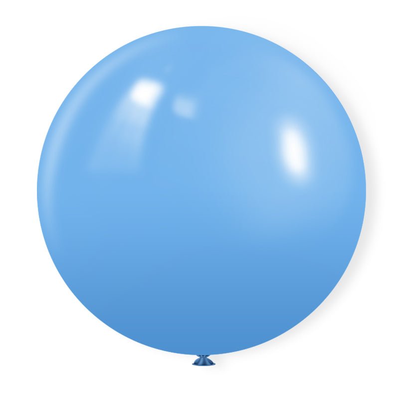 5 Pc Matte Light Blue Latex Helium, Air or Water Balloons 36" - YauSpark