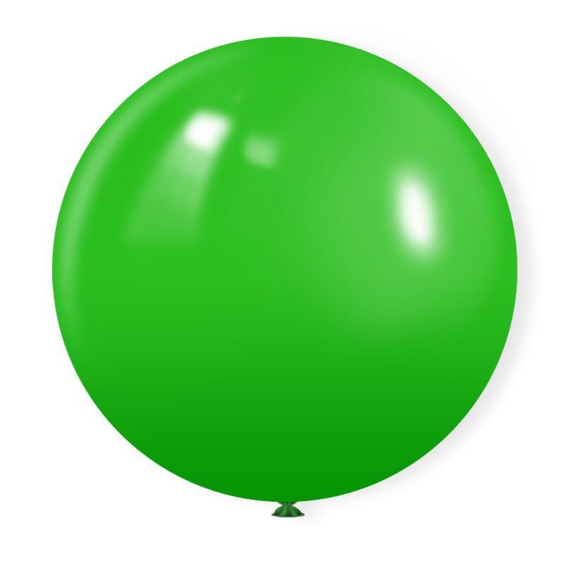 5 Pc Matte Lime Green Latex Helium, Air or Water Balloons 36" - YauSpark