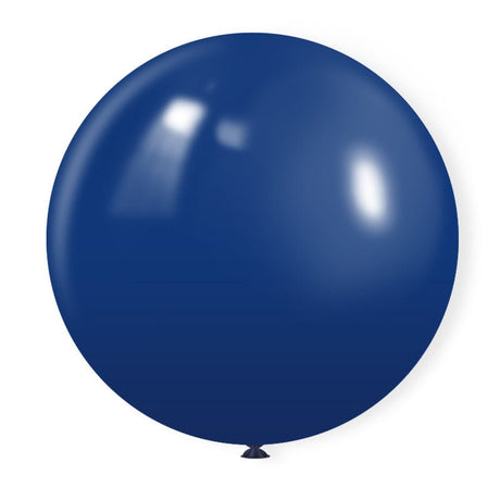 5 Pc Matte Navy Blue Latex Helium, Air or Water Balloons 36" - YauSpark