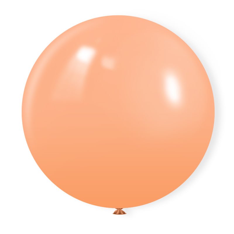 5 Pc Matte Peach Latex Helium, Air or Water Balloons 36" - YauSpark