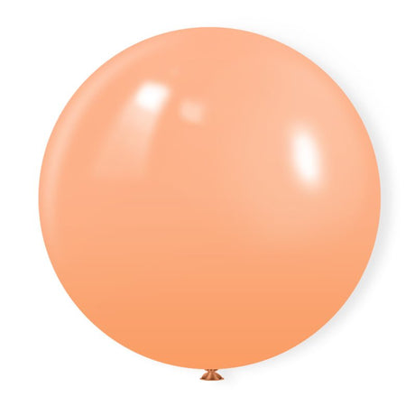 5 Pc Matte Peach Latex Helium, Air or Water Balloons 36" - YauSpark