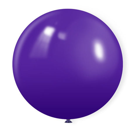 5 Pc Matte Purple Latex Helium, Air or Water Balloons 36" - YauSpark