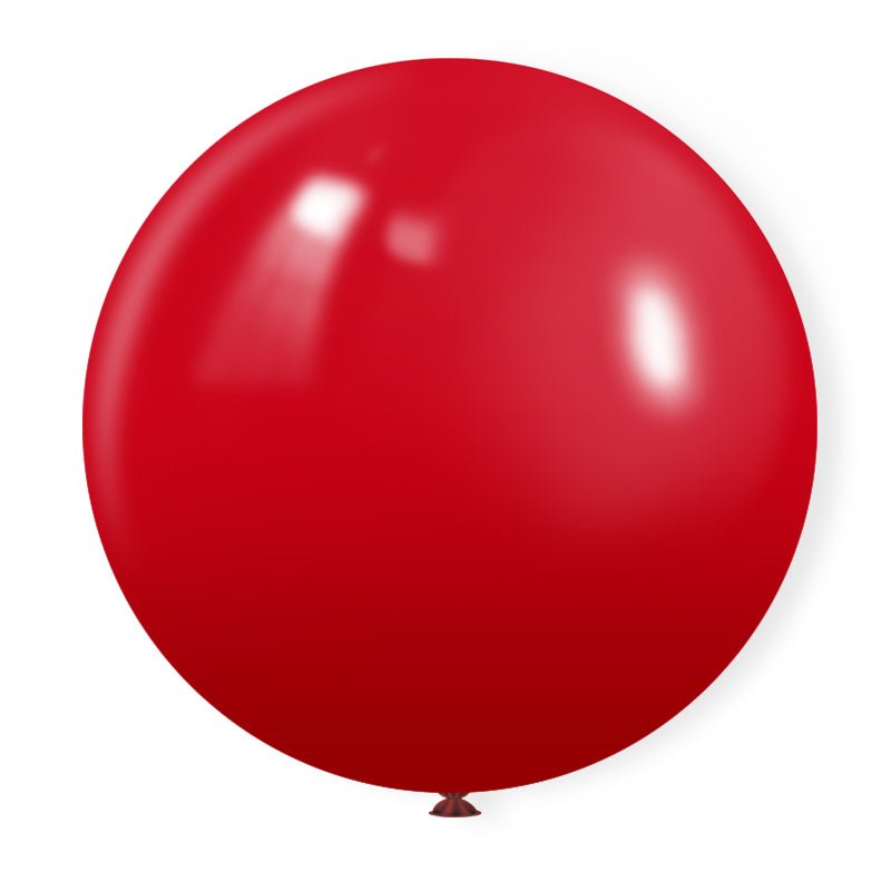 5 Pc Matte Red Latex Helium, Air or Water Balloons 36" - YauSpark