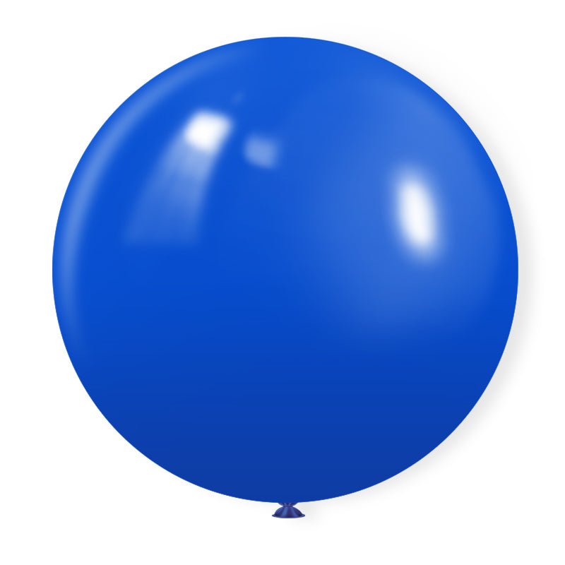 5 Pc Matte Royal Blue Latex Helium, Air or Water Balloons 36" - YauSpark