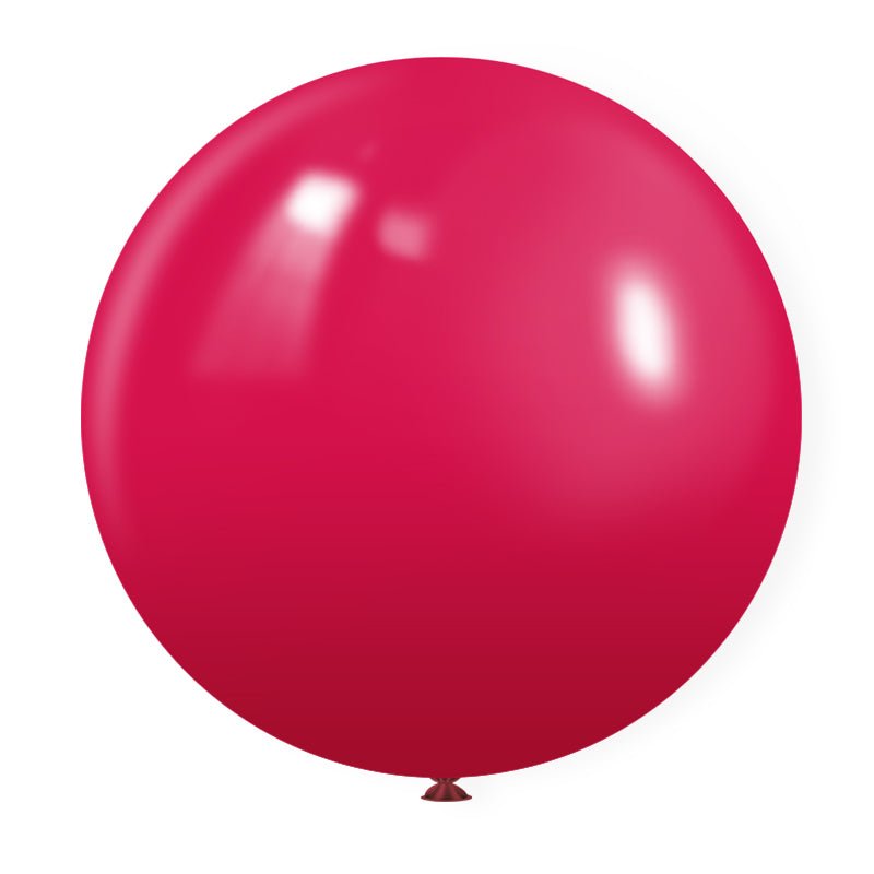 5 Pc Matte Wild Red Latex Helium, Air or Water Balloons 36" - YauSpark