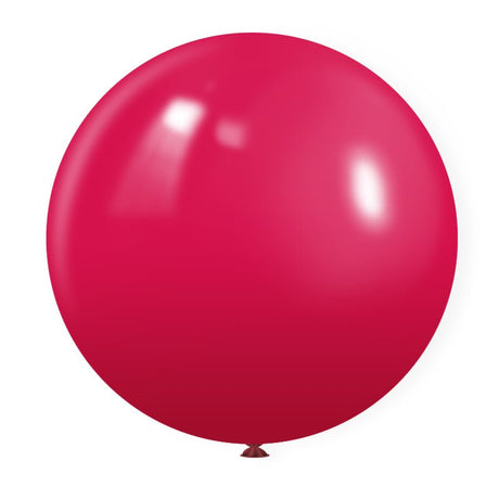 5 Pc Matte Wild Red Latex Helium, Air or Water Balloons 36" - YauSpark