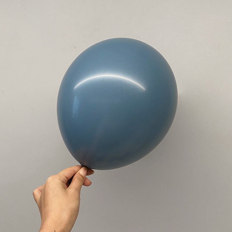 5 Pc Pastel Dusk Blue Latex Helium, Air or Water Balloons 36" - YauSpark