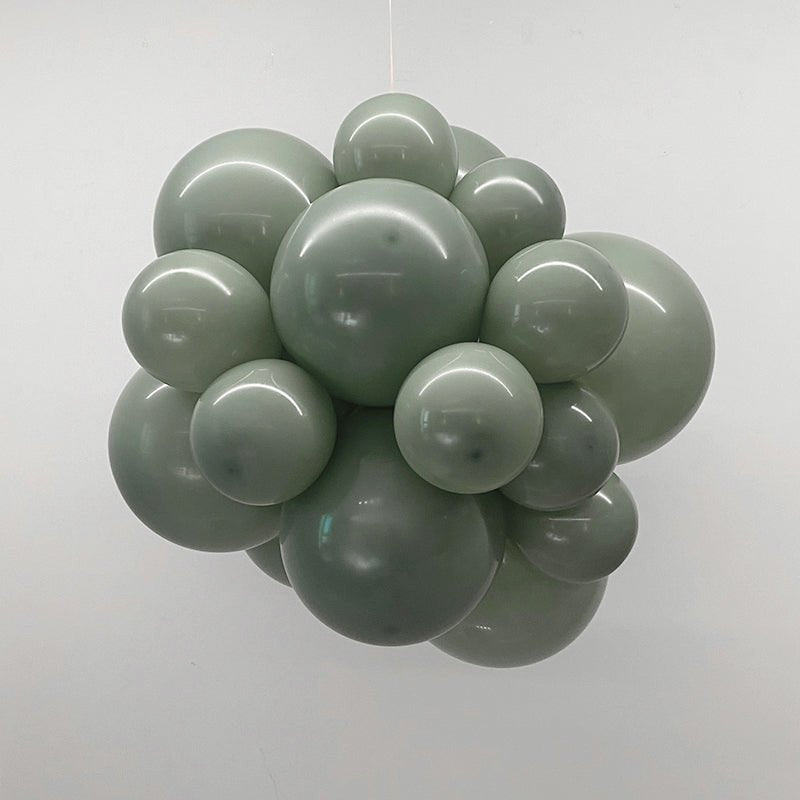 5 Pc Pastel Dusk Green Latex Helium, Air or Water Balloons 36" - YauSpark