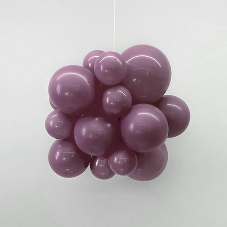 5 Pc Pastel Dusk Purple Latex Helium, Air or Water Balloons 36" - YauSpark