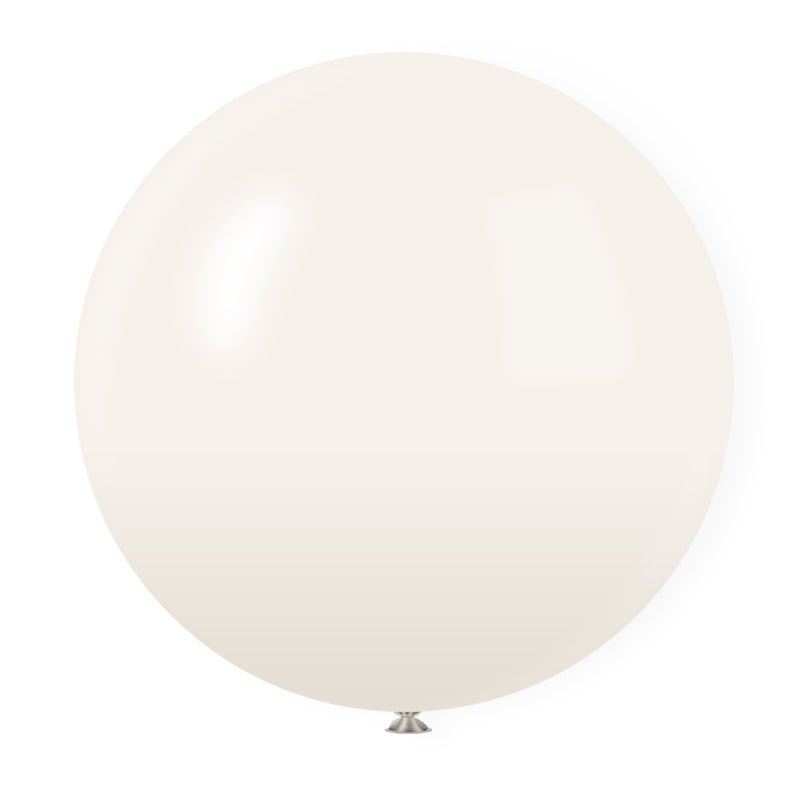 5 Pc Pastel Dusk White Latex Helium, Air or Water Balloons 36" - YauSpark