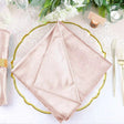 5 Pc Premium Velvet Napkins 18"x18" Pink - YauSpark