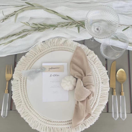 5 Pc Premium Velvet Napkins 18"x18" Red - YauSpark