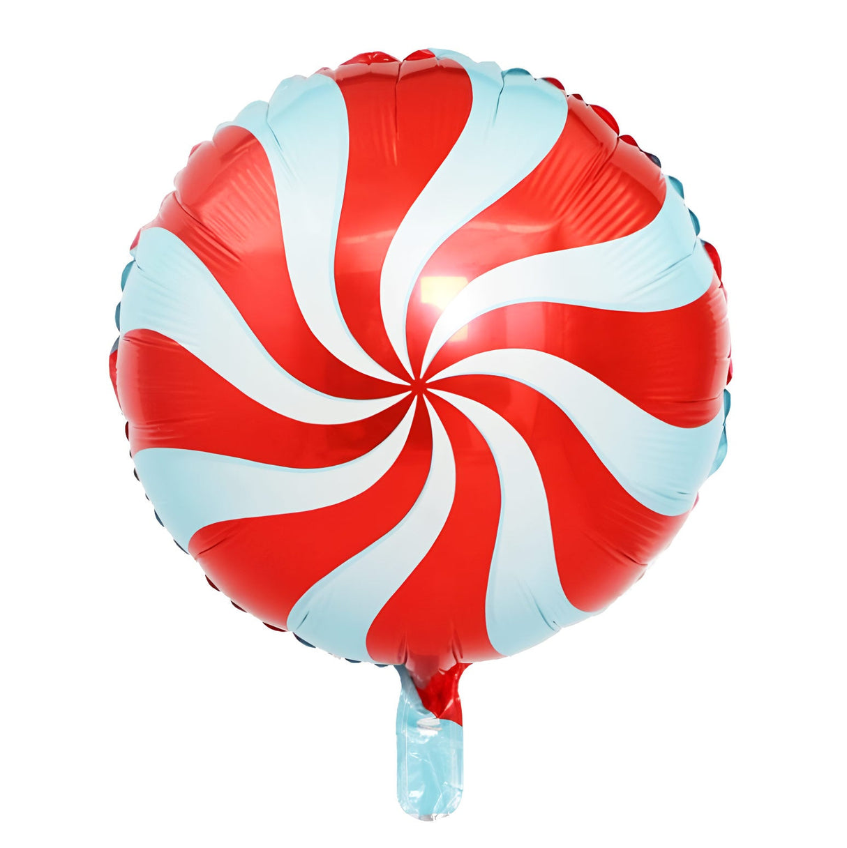 5 Pc Red Swirl Print Mylar Foil Helium/Air Balloons 18" - YauSpark