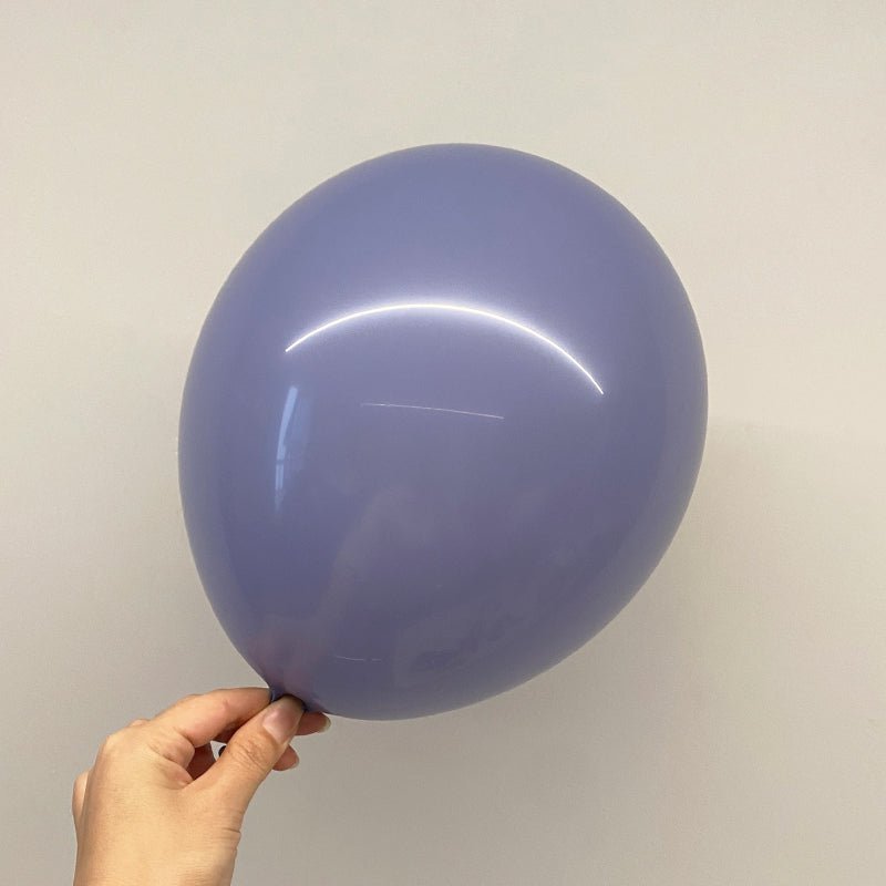 5 Pc Retro Blue Gray Latex Helium, Air or Water Balloons 36" - YauSpark