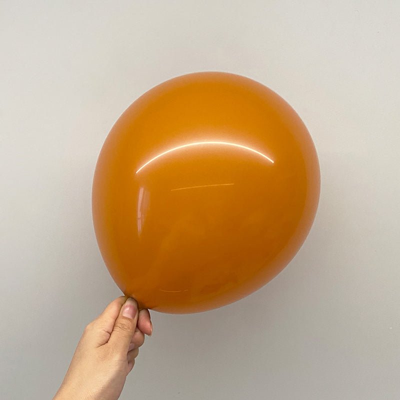 5 Pc Retro Caramel Orange Latex Helium, Air or Water Balloons 36" - YauSpark