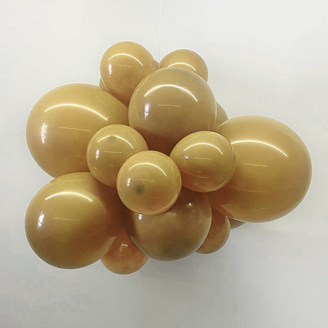 5 Pc Retro Coffee Latex Helium, Air or Water Balloons 36" - YauSpark