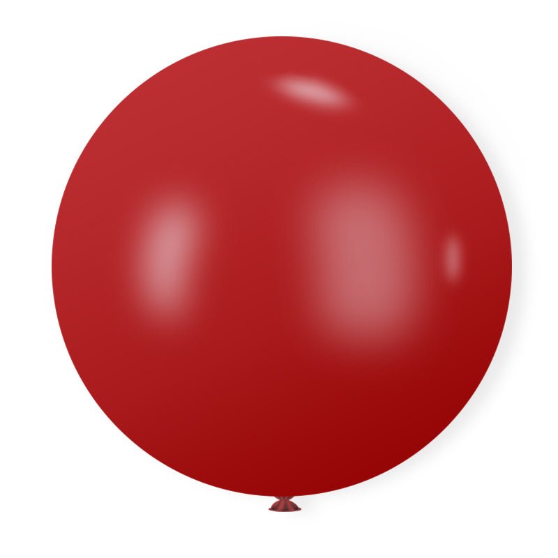 5 Pc Retro Garnet Latex Helium, Air or Water Balloons 36" - YauSpark