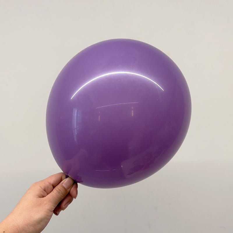 5 Pc Retro Light Purple Latex Helium, Air or Water Balloons 36" - YauSpark