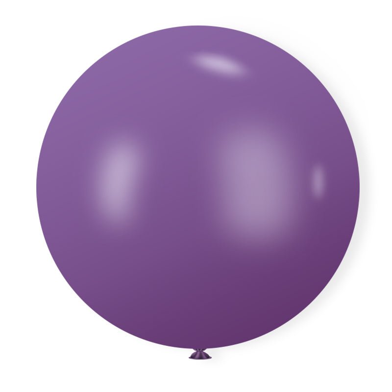 5 Pc Retro Light Purple Latex Helium, Air or Water Balloons 36" - YauSpark