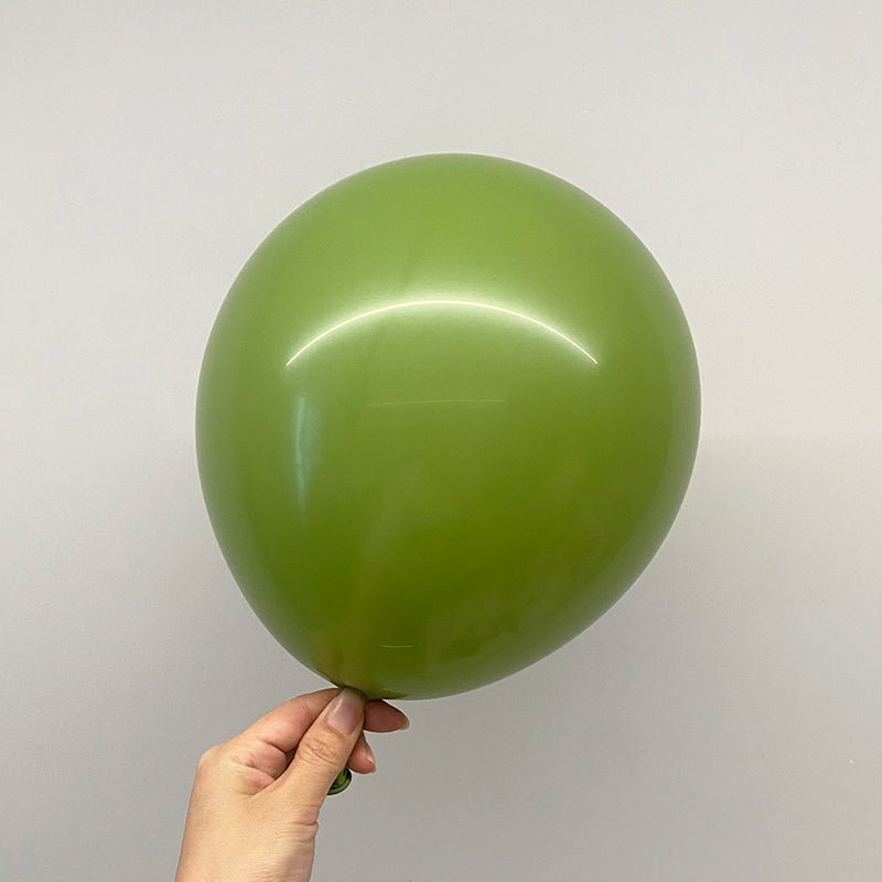 5 Pc Retro Matcha Latex Helium, Air or Water Balloons 36" - YauSpark