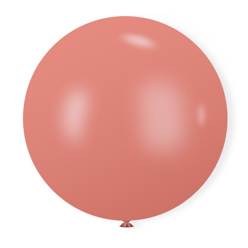 5 Pc Retro Rosewood Latex Helium, Air or Water Balloons 36" - YauSpark