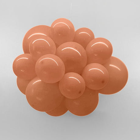 5 Pc Retro Warm Pink Latex Helium, Air or Water Balloons 36" - YauSpark