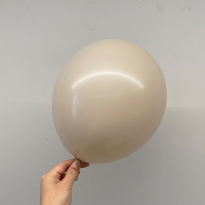 5 Pc Retro White Sand Latex Helium, Air or Water Balloons 36" - YauSpark