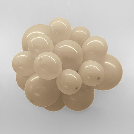 5 Pc Retro White Sand Latex Helium, Air or Water Balloons 36" - YauSpark