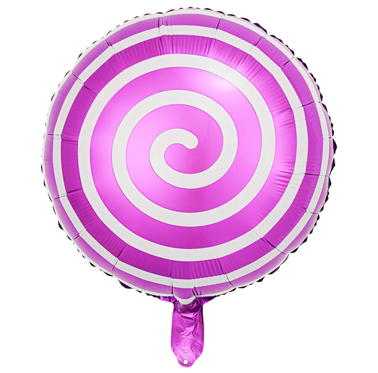 5 Pc Rose Red Candy Striped Mylar Foil Helium/Air Balloons 18" - YauSpark