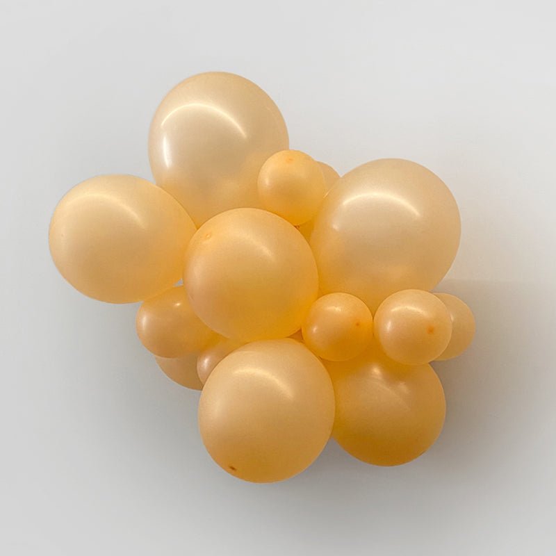 5 Pc Shiny Pearl Peach Latex Helium, Air or Water Balloons 36" - YauSpark