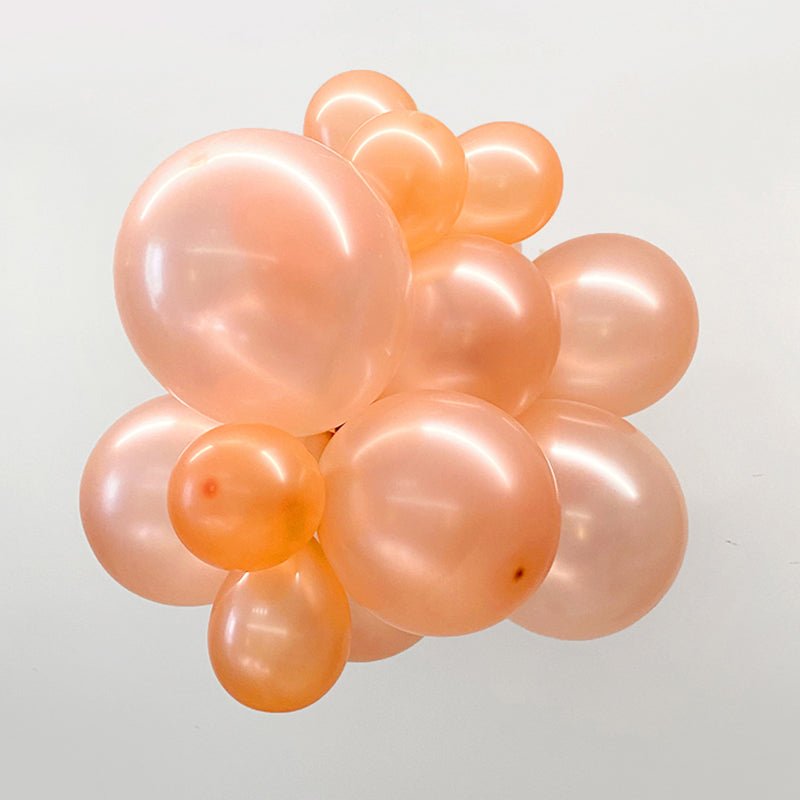 5 Pc Shiny Pearl Rose Gold Latex Helium, Air or Water Balloons 36" - YauSpark